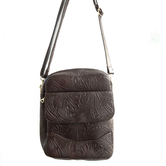 Handmadee genuine leather crossbody bag - Picture 14 of 16